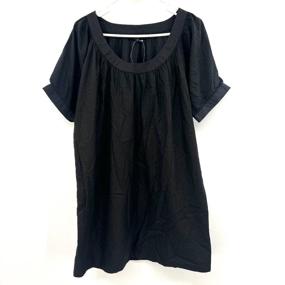 NWT French Connection 100% Cotton Black Sheath Dress Women's 8 $118 MSRP
